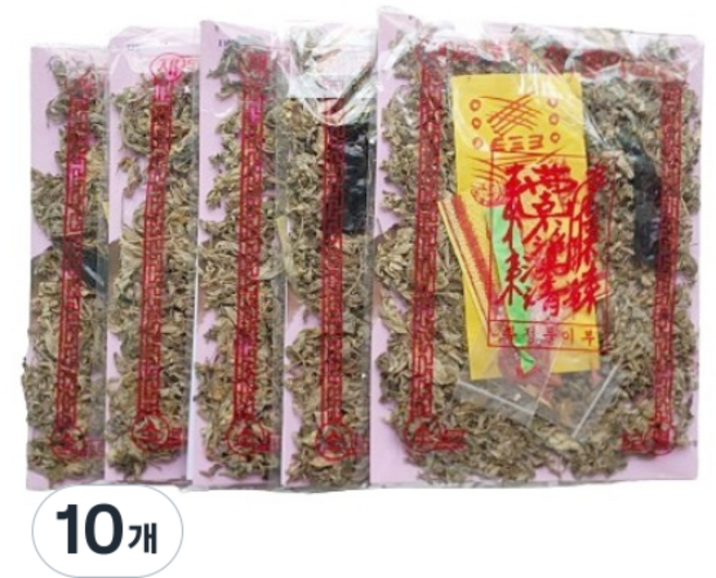 비닐 쑥 부정풀이 판매 - 액운풀이, 10개