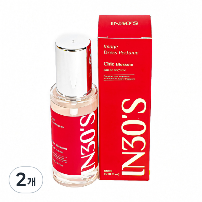 인써티 오드퍼퓸 섬유 향수 드레스퍼퓸, 06.시크블라썸, 100ml, 2개