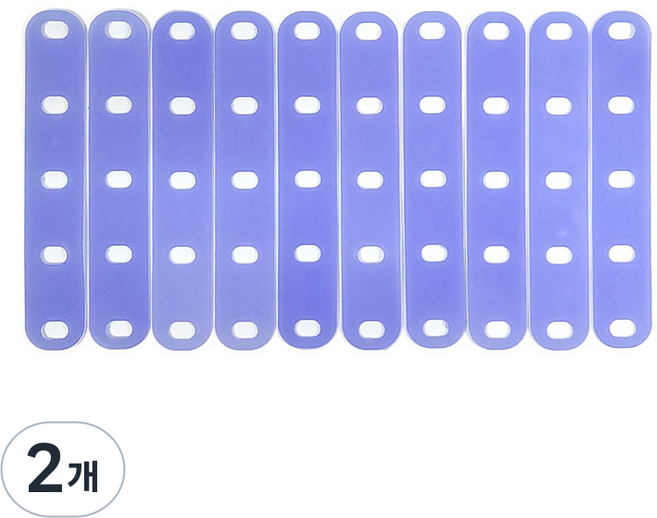 다다올 실리콘 롯드밴드 열펌 파마 펌재료, 2개, 블루 10개입