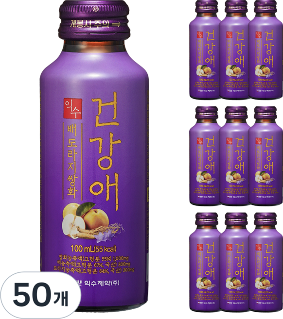 익수제약 배도라지쌍화 국산, 100ml, 50개