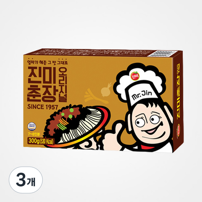 진미 춘장, 300g, 3개