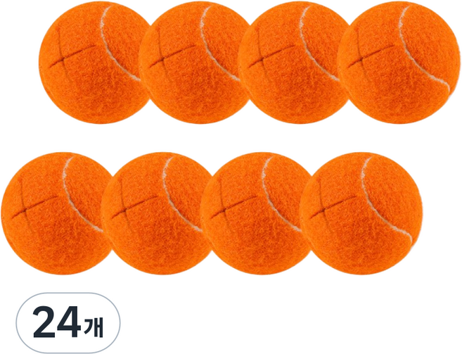 HGA 테니스공 의자 발커버, 24개, 오렌지색