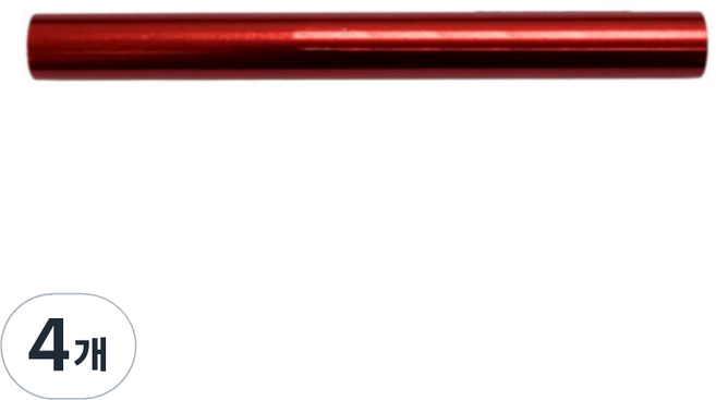 텐트 폴대 수리 키트 폴 부러짐 수선 응급 보수 튜브, 4개