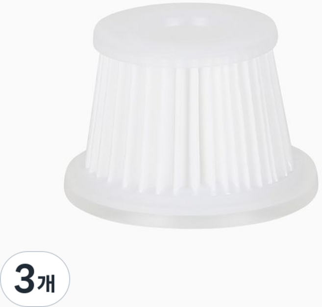 라이프썸 핸디형 무선청소기 전용 리필 필터, 라이프썸 청소기 필터, 3개