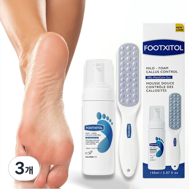 [굳은 각질관리]풋시톨 발각질 제거제, 150ml, 3개, 1개입