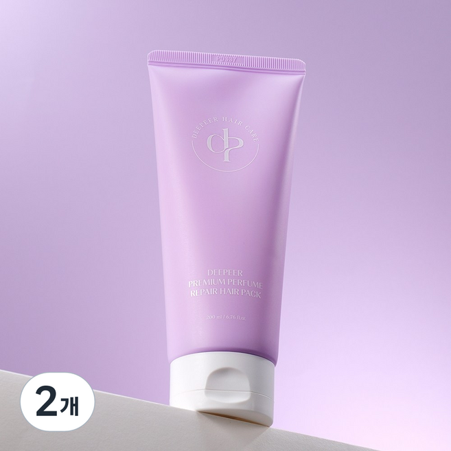 디피어 프리미엄 퍼퓸 리페어 극손상 단백질 트리트먼트 헤어팩 손상모 즉시개선, 2개, 200ml