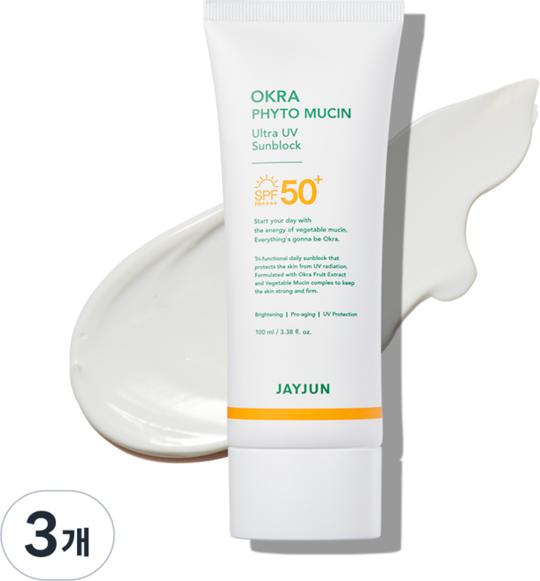 오크라 피토 뮤신 울트라 UV 선 블럭 SPF50+ PA++++, 100ml, 3개