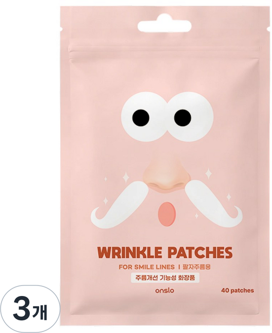 온슬로 레티놀 팔자주름패치, 40개입, 3개