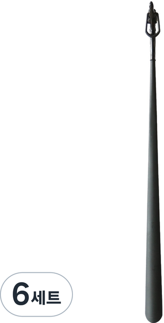필굿리빙 자석 롱 구두주걱 74cm, 블랙, 6세트
