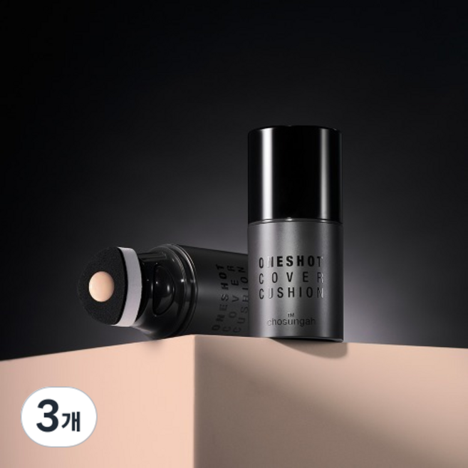 조성아TM 원샷 커버 쿠션 파운데이션 스틱, 01호 LIGHT BEIGE, 3개