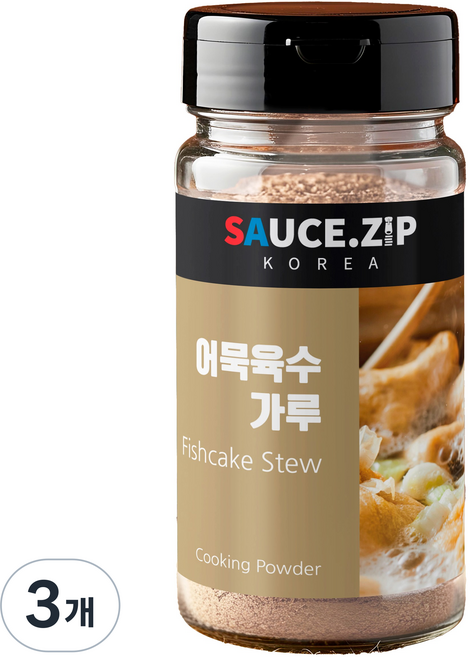 소스집 어묵탕스프 어묵스프분말, 3개, 140g