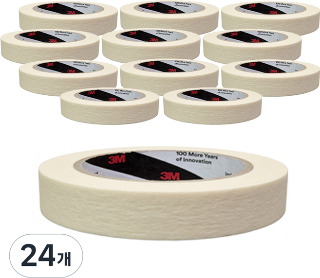 3M 마스킹 테이프 24mm 40M, 24개