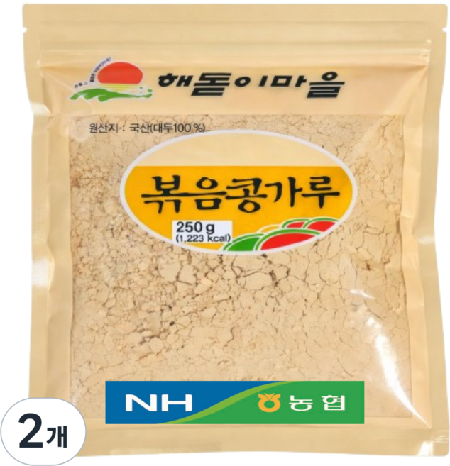 하조대농협 볶음 콩가루, 250g, 2개