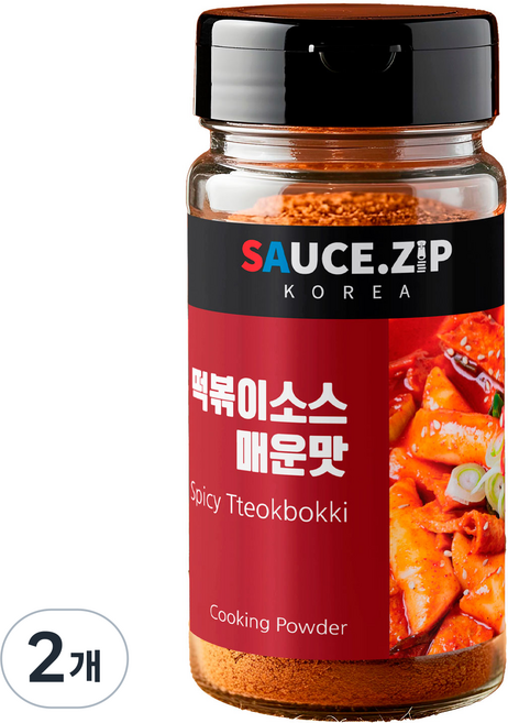 소스집 떡볶이 분말소스 떡볶이가루 매운맛, 100g, 2개