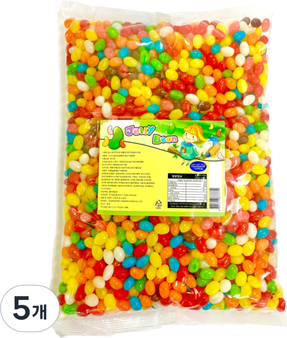 스미스 젤리빈, 2kg, 5개