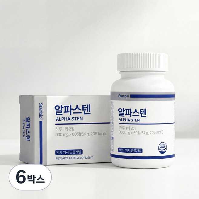 스탠바이오 알파스텐정 전활제 전립선 집중케어, 60정, 6박스