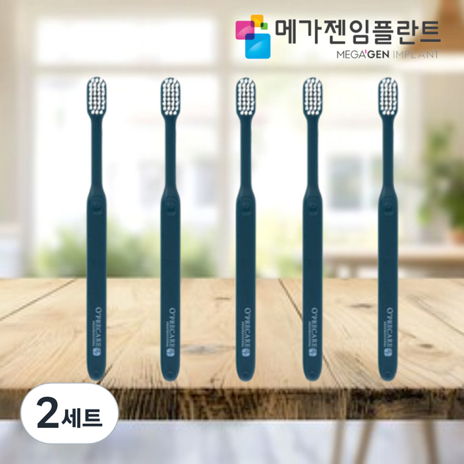 메가젠임플란트 오프리케어 닥터 후은 임플란트 후 전용 칫솔 테트라팁, 2개, 5개입