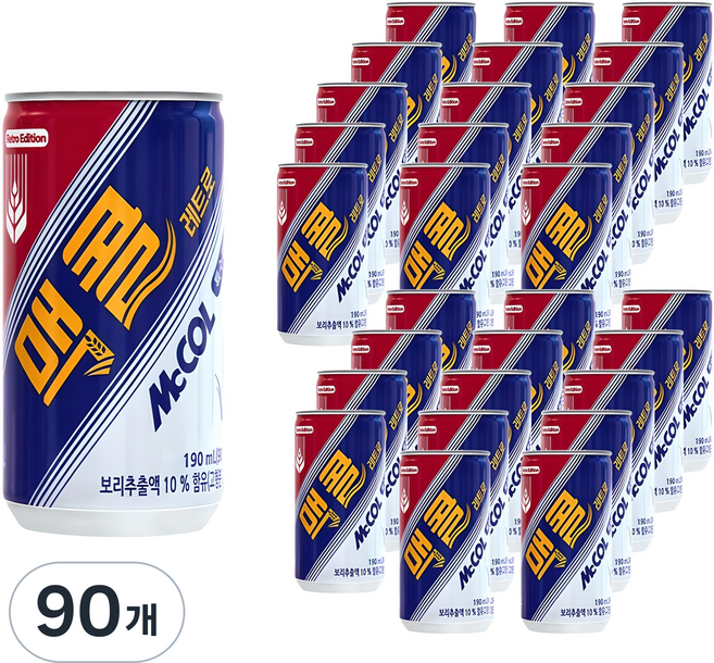 맥콜, 190ml, 90개