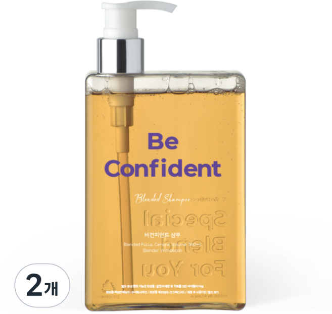 위드비컨 비듬케어 비컨피던트 탈모 샴푸 기능성샴푸, 2개, 360ml