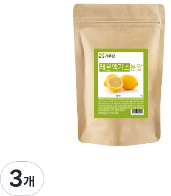 가루랑 v 레몬엑기스분말 선식, 3개, 200g
