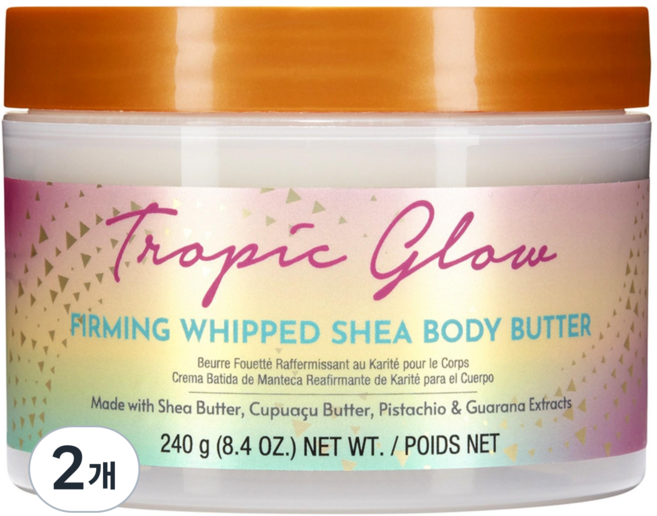 트리헛 휩 바디버터 트로픽 글로우, 2개, 240g