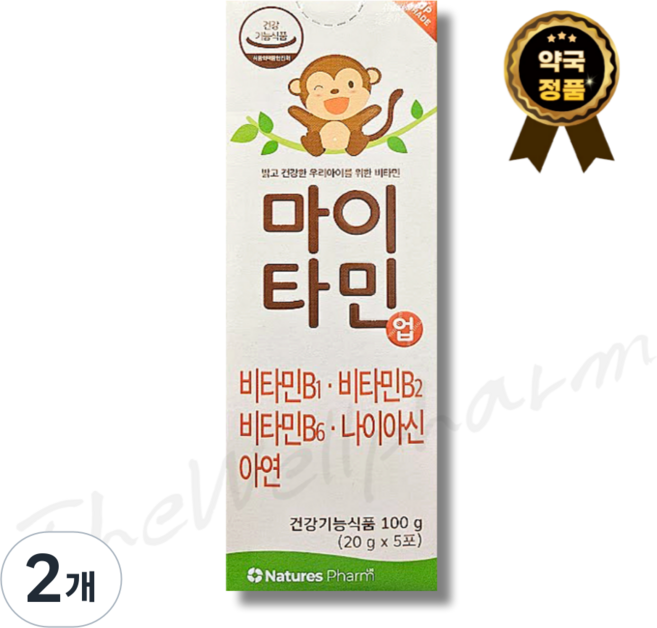 마이타민 업 멀티비타민 어린이영양제 약국정품, 100g, 2개