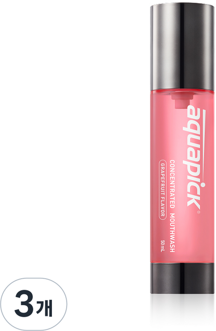 아쿠아픽 휴대용 농축가글 자몽향, 50ml, 3개