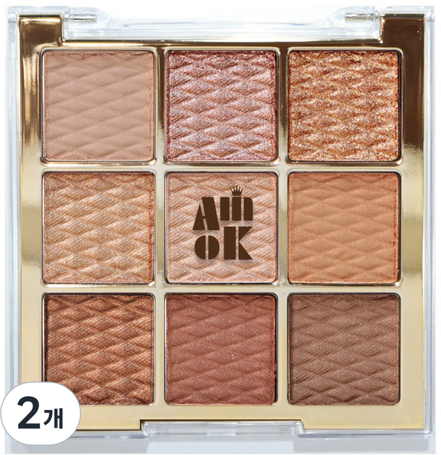 아미옥 소프트 클레이빔 섀도우 팔레트, 슬로우글로우, 2개