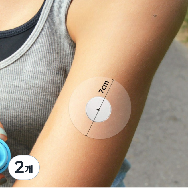 [정품] 레몬라이프 연속혈당측정기 프리스타일 리브레 덱스콤G7 고정패치, 2개, 투명, 25개입