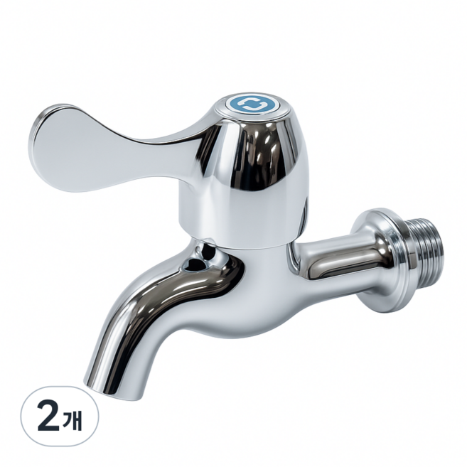 비욘드퍼니싱 국내생산 킹 원스톱 가로 수도꼭지 KC, 2개