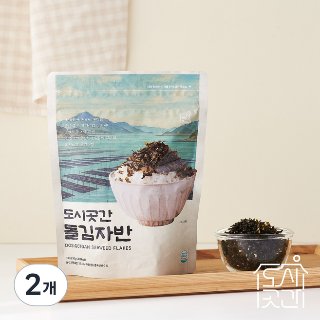 도시곳간 돌김자반 프리미엄원초, 2개, 50g, 제품