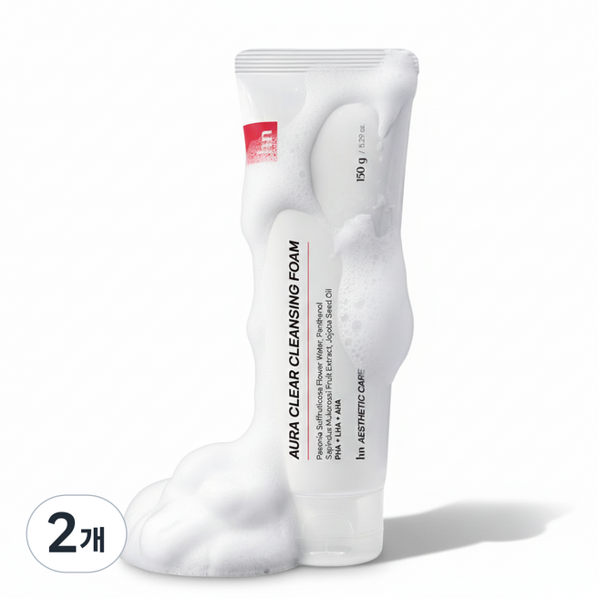 히스토어 네츄어렌 아우라 클리어 클렌징 폼, 2개, 150g