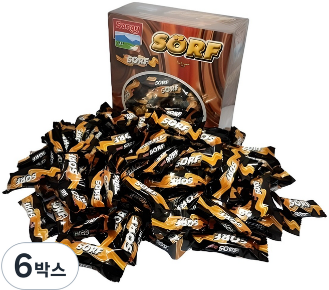 소프 코코아 코티드 카라멜 누가바 (약100여개입) 대용량, 800g, 6박스