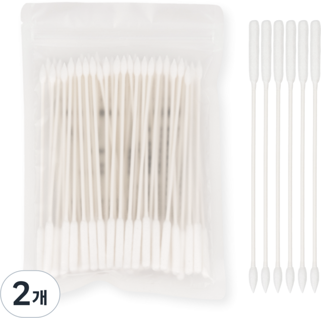 젤쿠르 왕면봉 두피스케일링 두피면봉, 2개, 60개입