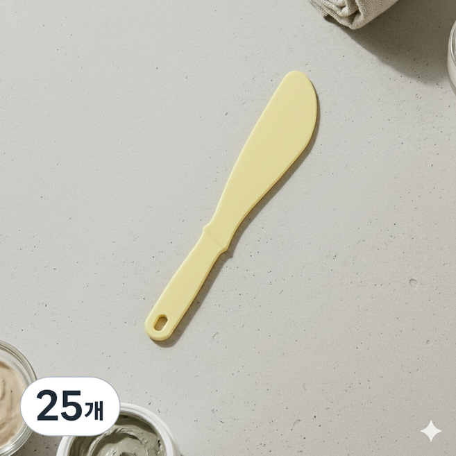 어반뷰티 다용도 미용 스파츌라 100% 국산 직접제조, 25개, 중형