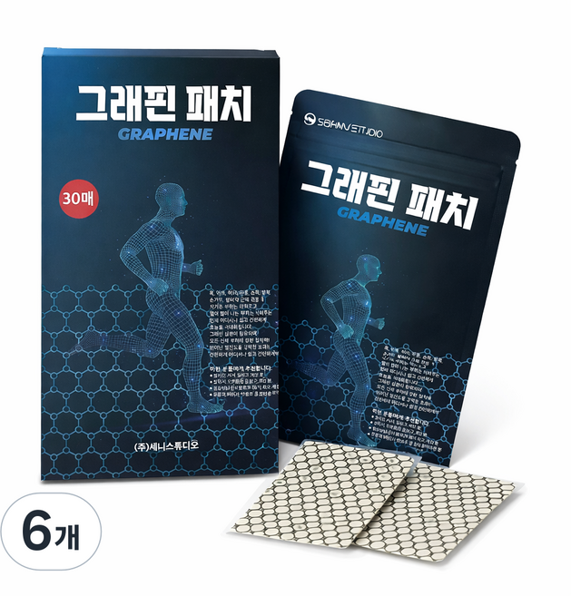 세니 그래핀 패치, 30개입, 6개