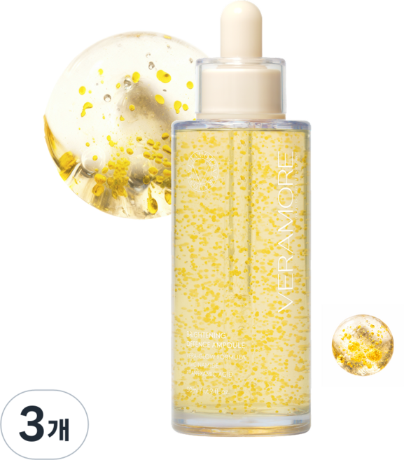 [약국입점 기미임상] 베라모어 비타민C 앰플 브라이트닝 광채 디펜스 앰플 잡티 착색 톤정리 나이아신아마이드 수분세럼 히알루론산 에센스 윤광 결개선 세라마이드 얼굴에센스 수분앰플, 3개, 50ml
