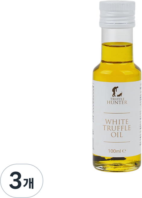 트러플헌터 화이트트러플 올리브오일 2배 농축 (실제 화이트트러플 함유), 100ml, 3개