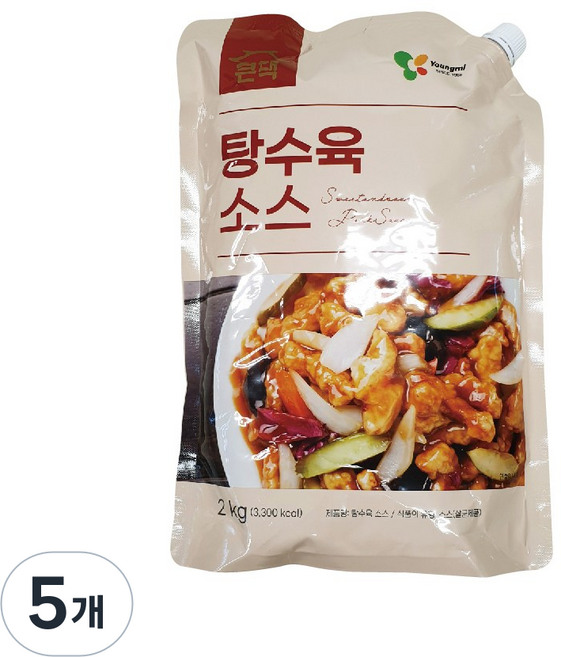 영미 큰댁 탕수육소스, 5개, 2kg