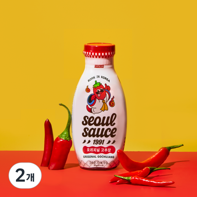 [서울소스 1991] 오리지널 고추장 소스, 310g, 2개