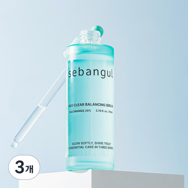 세방울 N20 클리어 밸런싱 세럼 나이아신아마이드 20% 세럼 잡티 세럼, 3개, 80ml