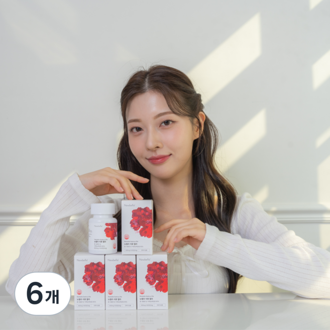 뉴벨라 석류엘라 붉은 생기를 담은 하루 식약청 HACCP 인증, 6개, 60정