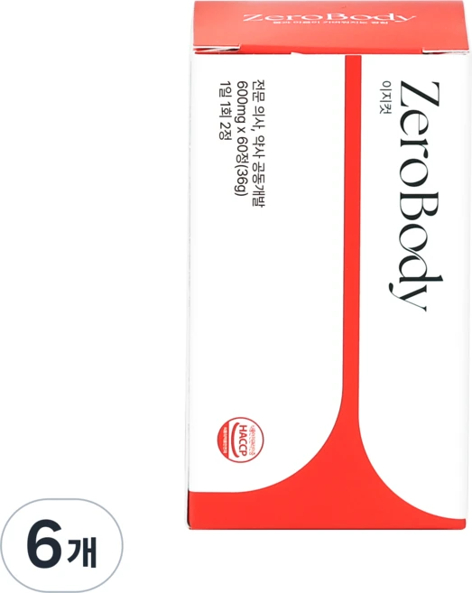 제로바디 뉴욕컷팅제 제로알약 미국식 알파CD 이지컷 식약청 HACCP 인증, 6개, 60정 - 쿠팡