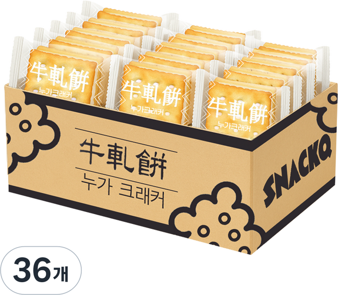 스낵큐 개별포장 과자, 36개