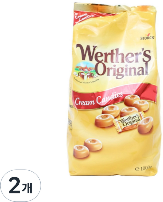 웨더스오리지날 크림 캔디, 1kg, 2개