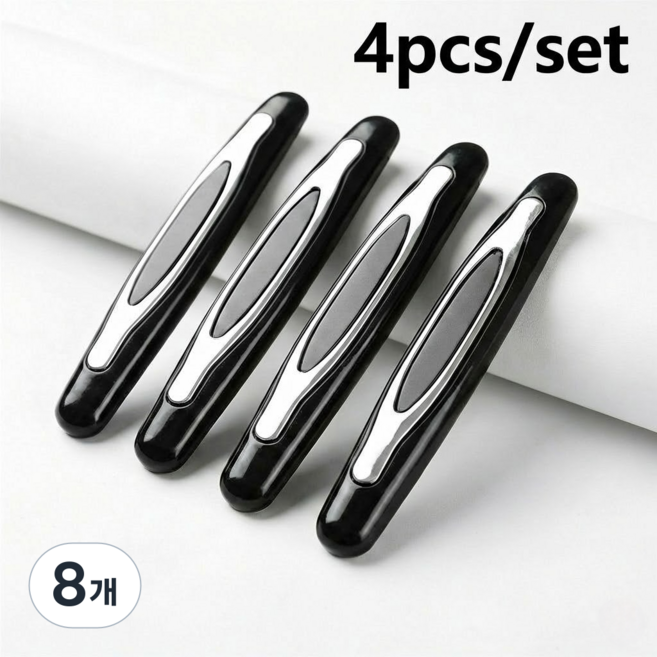 벤트라스 흔적없는 자동차 문콕방지 도어 가드, 8개, 블랙