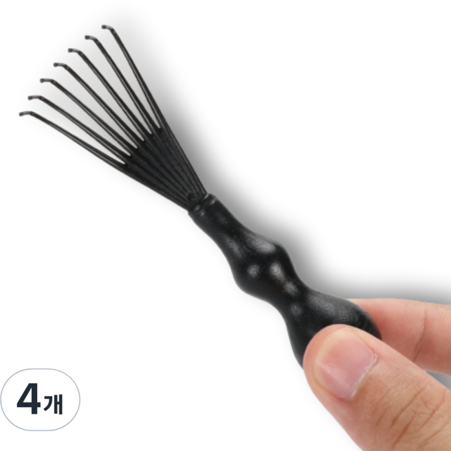 247Products 브러시 클리너, 4개, 검은색