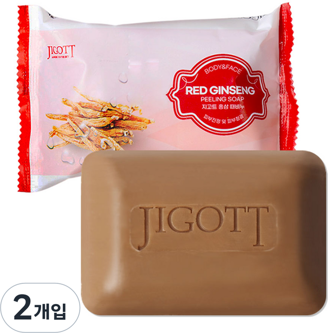 지고트 홍삼 때비누 목욕 바디워시, 2개입, 150g