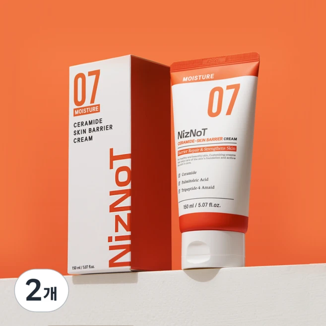 니즈낫 보습 크림 피부 장벽 강화 세라마이드 150ml 07 크림, 150g, 2개 - 쿠팡