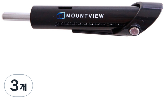 마운트뷰 케이블 드롭 드랍 블럭 핀 운동 헬스 보조 장비 7.8mm, 블랙 [LX938], 3개